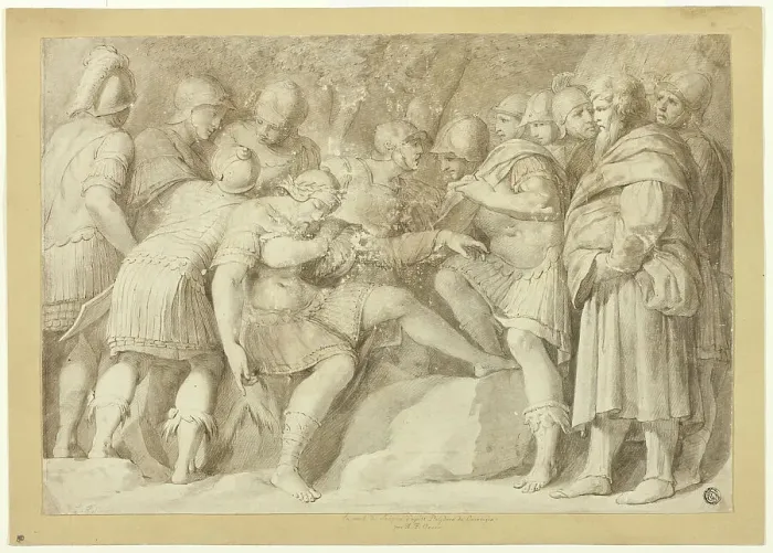 Framed Print : The Death of Scipio, n.d. Creator: Adam Friedrich Oeser Framed Print : The Death of Scipio, n.d. Creator: Adam Friedrich Oeser