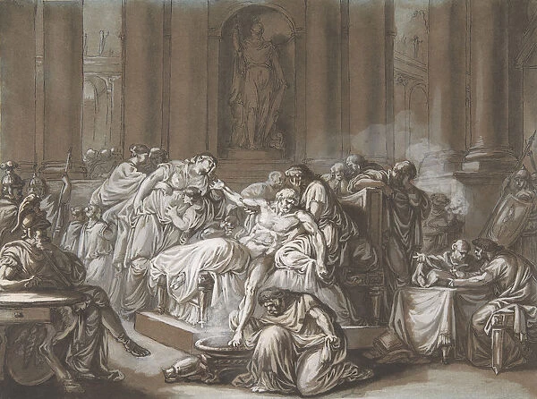 The Death of Seneca, n. d Creator: Jean Guillaume Moitte
