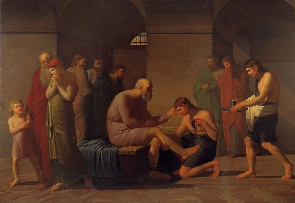 The Death of Socrates, 1808. Creator: Christian Faedder Høyer