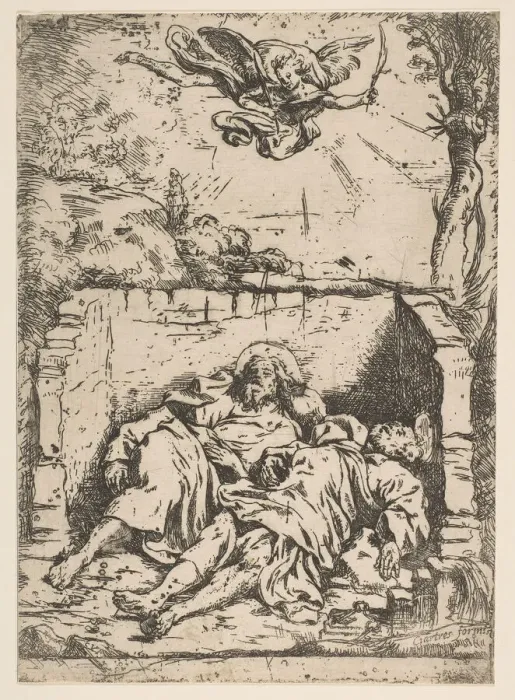 Framed Print : Death of St. Peter and St. Paul (Saint Pierre et Saint Paul dans le tombeau) Framed Print : Death of St. Peter and St. Paul (Saint Pierre et Saint Paul dans le tombeau)