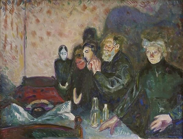Death Struggle, 1915. Creator: Edvard Munch