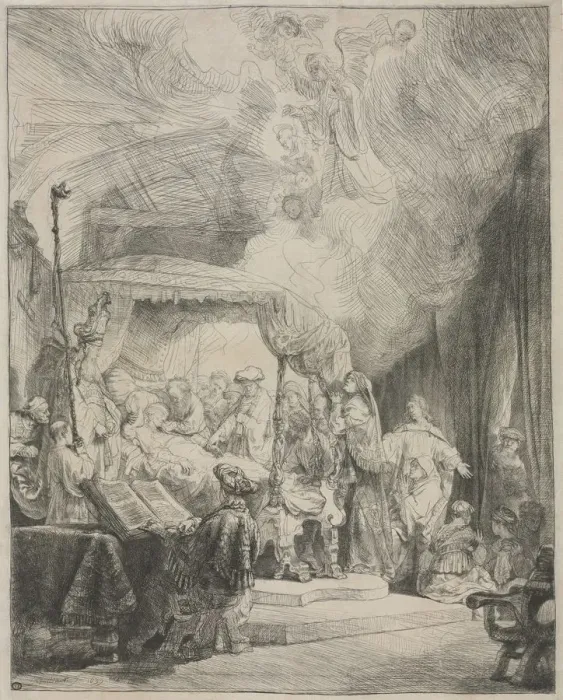 Framed Print : The Death of the Virgin, 1639. Creator: Rembrandt van Rijn (Dutch, 1606-1669) Framed Print : The Death of the Virgin, 1639. Creator: Rembrandt van Rijn (Dutch, 1606-1669)