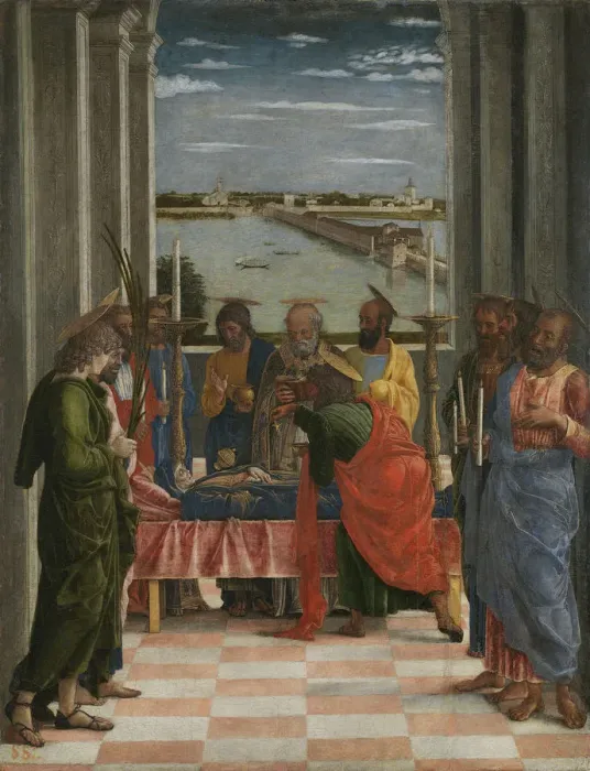 Framed Print : The Death of the Virgin. Artist: Mantegna, Andrea (1431-1506) Framed Print : The Death of the Virgin. Artist: Mantegna, Andrea (1431-1506)