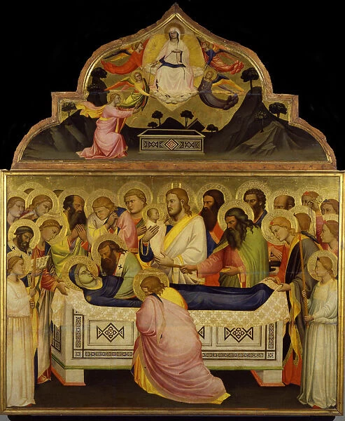 The Death of the Virgin, ca 1370-1375. Artist: Gerini, Niccolo di Pietro (ca. 1350-1415)