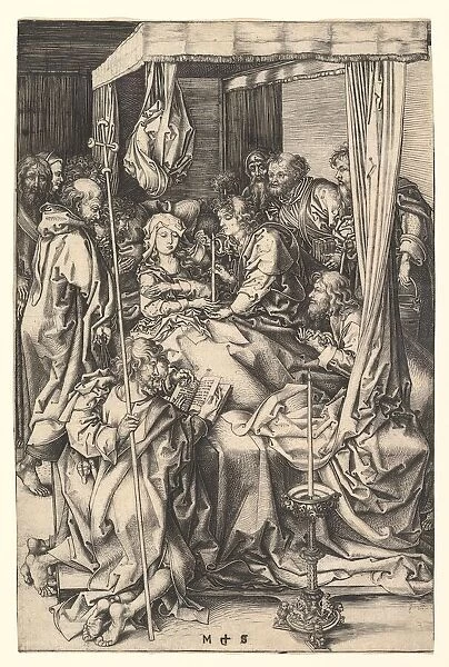 Death of the Virgin, ca. 1435-1491. Creator: Martin Schongauer