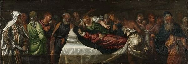 Death of the Virgin, mid-1500s. Creator: Unknown