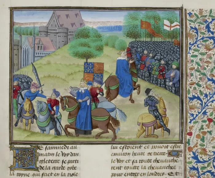 Framed Print : The death of Wat Tyler in 1381 (c1460-1480). Creator: Unknown Framed Print : The death of Wat Tyler in 1381 (c1460-1480). Creator: Unknown
