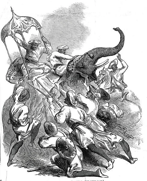 Death of the Wuzeer of Lahore, 1845. Creator: Unknown