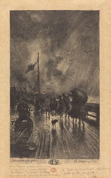 Un Debarquement en Angleterre (Landing in England), 1879