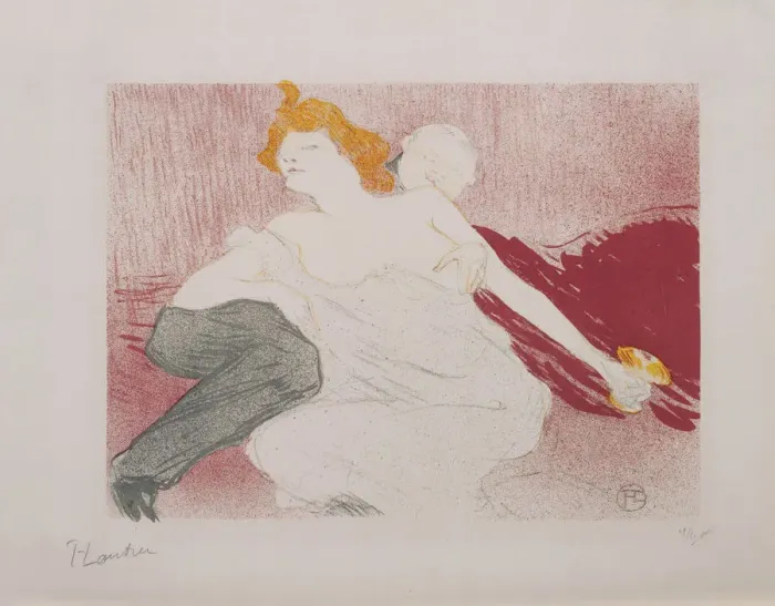 Framed Print : Debauche, 1896