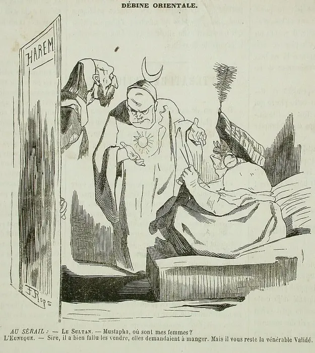 Framed Print : Debine orientale, 1861. Creator: Félicien Rops