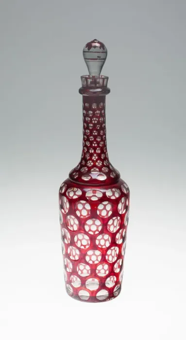 Framed Print : Decanter, Bohemia, c. 1840 / 50. Creator: Bohemia Glass Framed Print : Decanter, Bohemia, c. 1840 / 50. Creator: Bohemia Glass