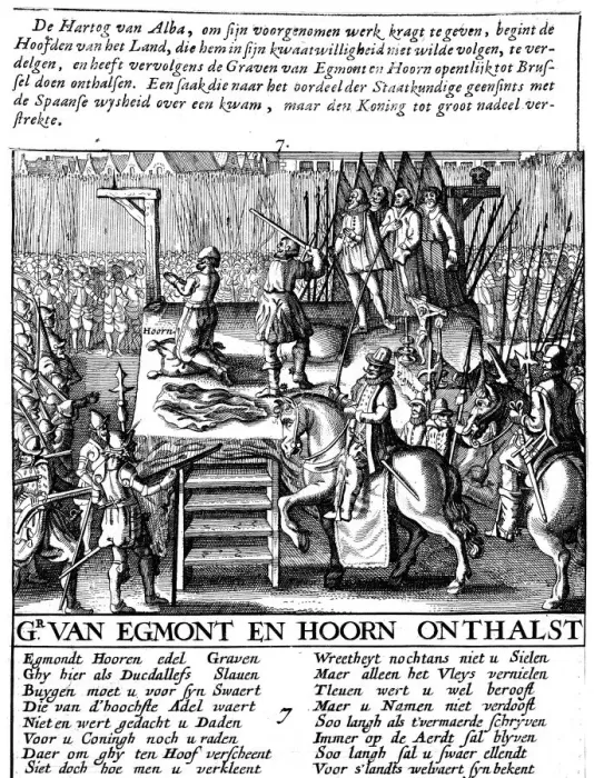 Framed Print : Decapitation of Count Egmont and Hoorn at Brussels during Spanish tyranny in Netherlands, 1568 Framed Print : Decapitation of Count Egmont and Hoorn at Brussels during Spanish tyranny in Netherlands, 1568