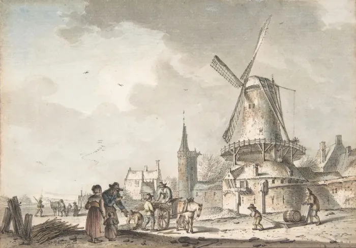 Framed Print : December, 1772. Creator: Hendrik Meijer Framed Print : December, 1772. Creator: Hendrik Meijer