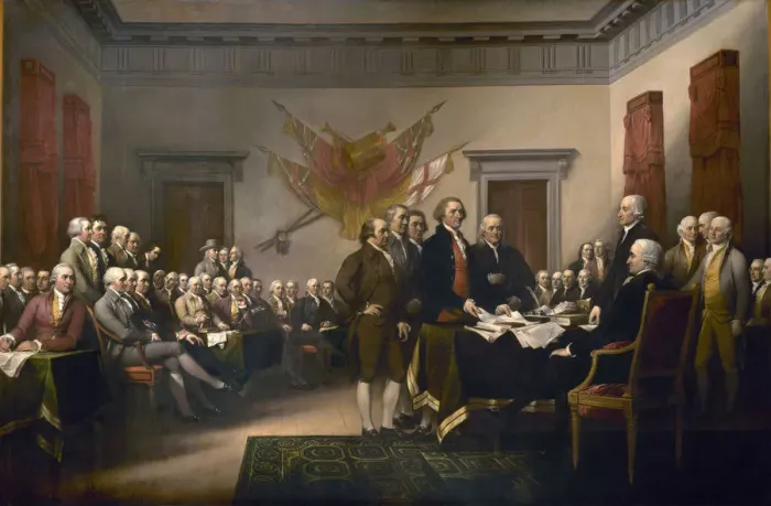 Framed Print : Declaration of Independence, 1819 Framed Print : Declaration of Independence, 1819