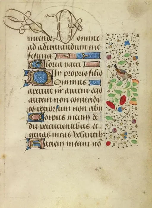 Framed Print : Decorated Text Page; Prayer Book of Charles the Bold, about 1471. Creator: Nicolas Spierinc Framed Print : Decorated Text Page; Prayer Book of Charles the Bold, about 1471. Creator: Nicolas Spierinc
