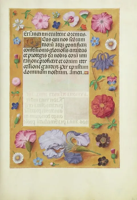 Framed Print : Decorated Text Page; Spinola Hours, about 1510-1520. Creator: Unknown Framed Print : Decorated Text Page; Spinola Hours, about 1510-1520. Creator: Unknown