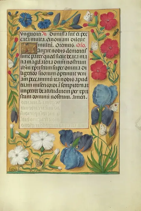 Framed Print : Decorated Text Page; Spinola Hours, about 1510-1520. Creator: Unknown Framed Print : Decorated Text Page; Spinola Hours, about 1510-1520. Creator: Unknown