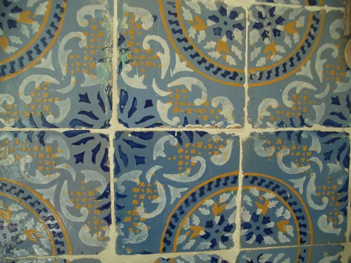 Framed Print : Decorated tiles, Dar Essid Museum, Sousse, Tunisia, 2009. Creator: Amanda Waite Framed Print : Decorated tiles, Dar Essid Museum, Sousse, Tunisia, 2009. Creator: Amanda Waite