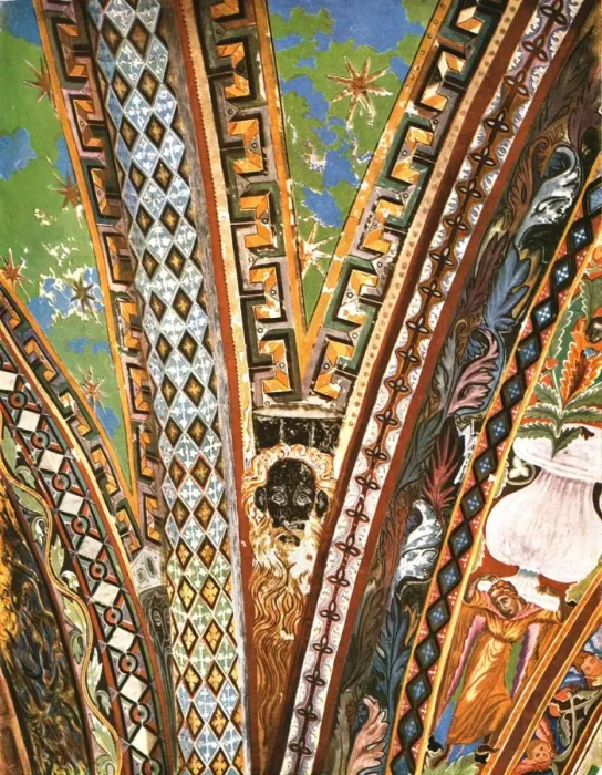 Framed Print : Decoration in the Basilica of Saint Francis, Assisi, Italy, (1928). Creator: Unknown Framed Print : Decoration in the Basilica of Saint Francis, Assisi, Italy, (1928). Creator: Unknown