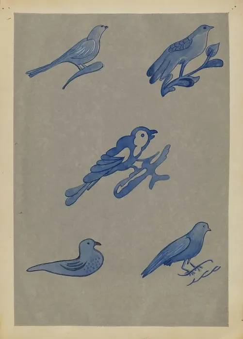 Framed Print : Decoration for Stoneware, 1935 / 1942. Creator: A. Zimet Framed Print : Decoration for Stoneware, 1935 / 1942. Creator: A. Zimet