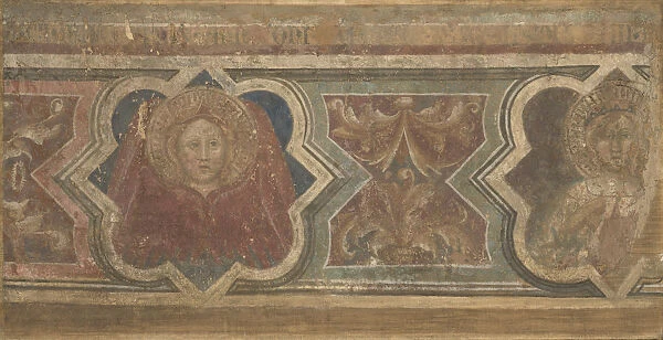 Decorative Border, ca 1390. Artist: Spinello, Aretino (c. 1350-1410)