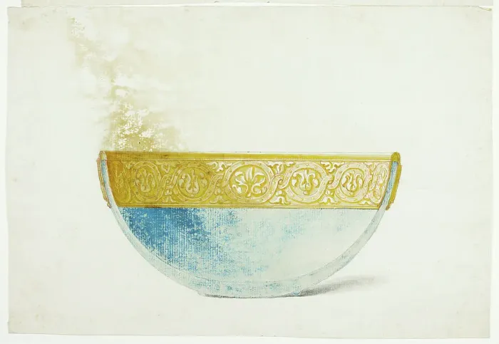 Framed Print : Decorative Bowl, n.d. Creator: Giuseppe Grisoni Framed Print : Decorative Bowl, n.d. Creator: Giuseppe Grisoni