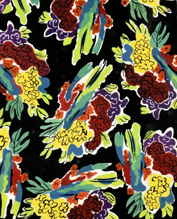 Framed Print : Decorative Composition, Individual flowers, C1900-1949. Artist: Alexandra Exter Framed Print : Decorative Composition, Individual flowers, C1900-1949. Artist: Alexandra Exter