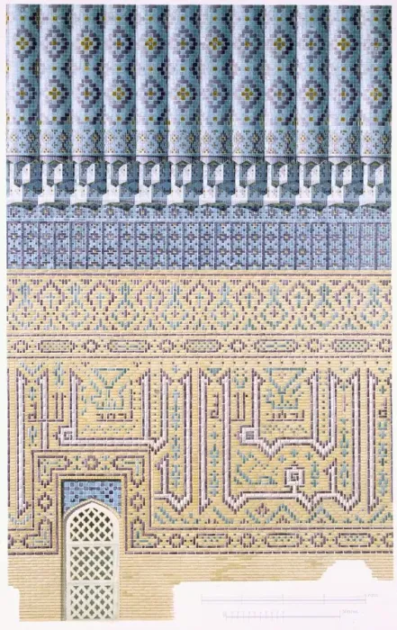 Framed Print : Decorative details of the Cupola, from ground level up, pub. 1905. Creator: Russian School Framed Print : Decorative details of the Cupola, from ground level up, pub. 1905. Creator: Russian School