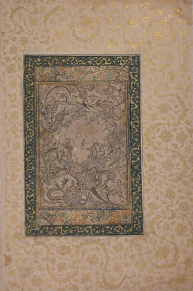 Decorative Drawing, first half 15th century. Creator: Unknown