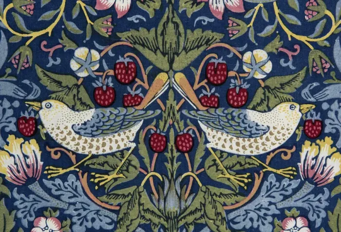 Framed Print : Decorative fabric, 1883. Creator: Morris, William, Morris Tapestry Works (1834-1896) Framed Print : Decorative fabric, 1883. Creator: Morris, William, Morris Tapestry Works (1834-1896)