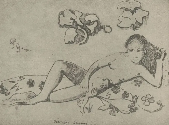 Framed Print : Decorative Figure, 1936. Artist: Paul Gauguin Framed Print : Decorative Figure, 1936. Artist: Paul Gauguin