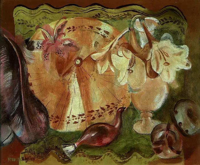 Framed Print : Decorative motif, c1935. Creator: Frances Hodgkins Framed Print : Decorative motif, c1935. Creator: Frances Hodgkins