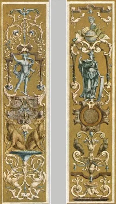 Framed Print : Decorative painting in the Louvre, Paris, France, (1928). Creator: Unknown Framed Print : Decorative painting in the Louvre, Paris, France, (1928). Creator: Unknown