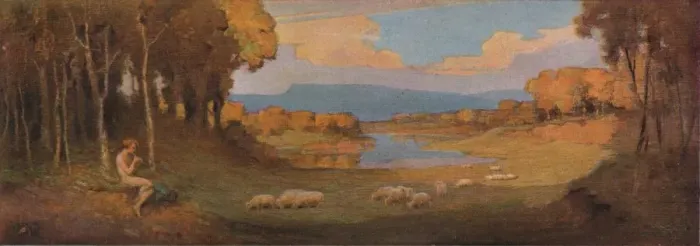 Framed Print : Decorative Panel for a Rosewood Piano, c1900, (1903). Artist: Alfred Hartley Framed Print : Decorative Panel for a Rosewood Piano, c1900, (1903). Artist: Alfred Hartley