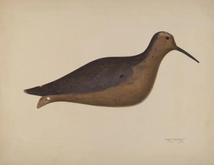 Framed Print : Decoy, c. 1937. Creator: Chris Makrenos Framed Print : Decoy, c. 1937. Creator: Chris Makrenos