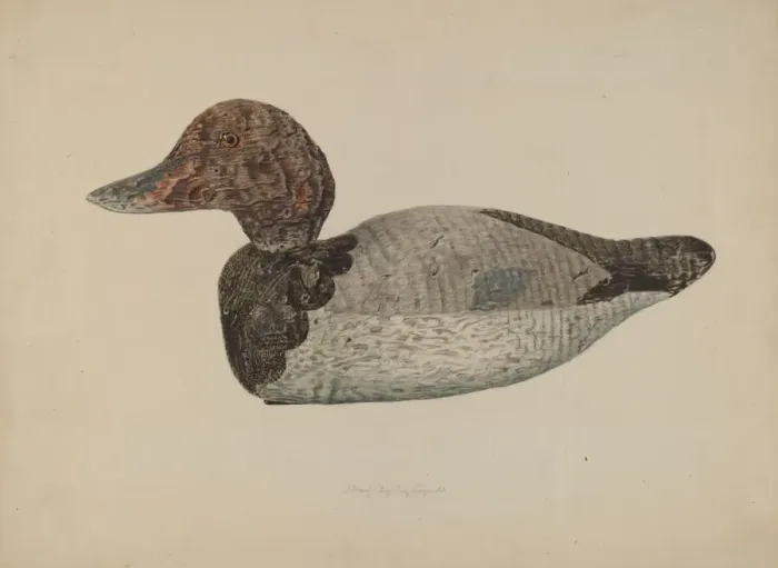 Framed Print : Decoy Duck #1, 1938. Creator: Lloyd Charles Lemcke Framed Print : Decoy Duck #1, 1938. Creator: Lloyd Charles Lemcke