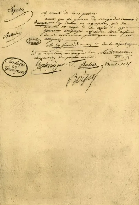 Framed Print : Decree of the Committee for Public Health, 5 September 1795, (1921). Creator: Unknown Framed Print : Decree of the Committee for Public Health, 5 September 1795, (1921). Creator: Unknown