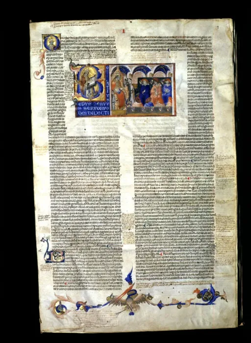 Framed Print : Decretals (Liber sextus decretalium cum Apparatu Ionnis Andreae), copy manuscript Framed Print : Decretals (Liber sextus decretalium cum Apparatu Ionnis Andreae), copy manuscript
