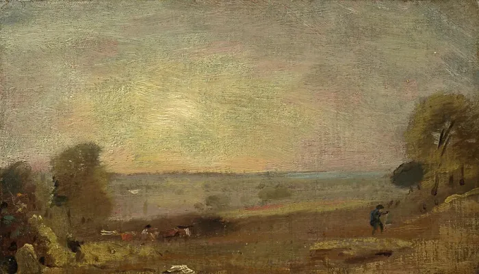 Framed Print : Dedham Vale, 1805. Creator: John Constable