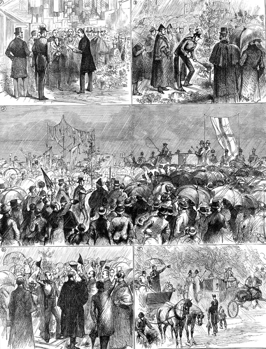 Framed Print : Dedication of Burnham Beeches to the public, 1883. Creator: Unknown Framed Print : Dedication of Burnham Beeches to the public, 1883. Creator: Unknown
