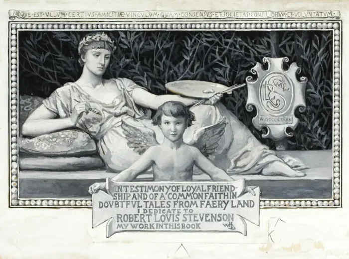Framed Print : Dedication (for Lamia), 1885. Creator: Will H. Low Framed Print : Dedication (for Lamia), 1885. Creator: Will H. Low