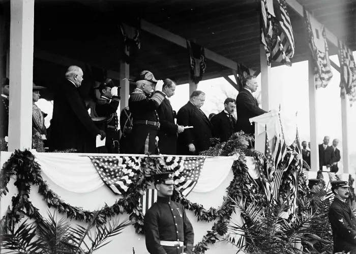Framed Print : Dedication of Monument to John Paul Jones, 17 April 1912. Creator: Harris & Ewing. Dedication of Monument to John Paul Jones, 17 April 1912. Creator: Harris & Ewing Framed Print : Dedication of Monument to John Paul Jones, 17 April 1912. Creator: Harris & Ewing. Dedication of Monument to John Paul Jones, 17 April 1912. Creator: Harris & Ewing