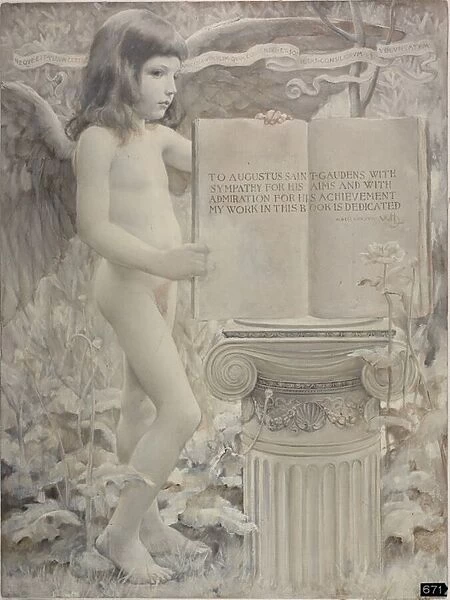 Dedication (Odes and Sonnets), 1887. Creator: Will H. Low