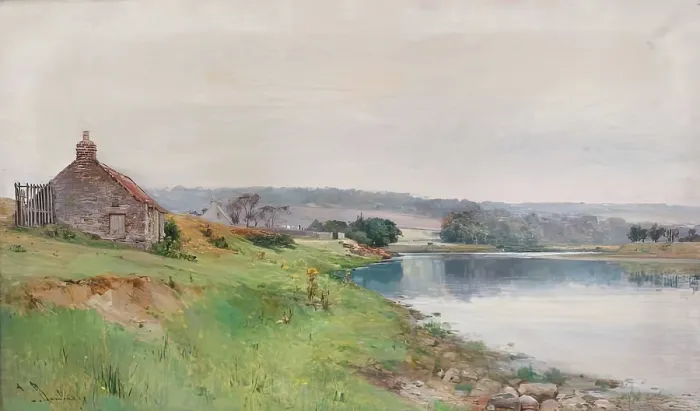 Framed Print : The Dee Near Aberdeen, c1870-1928. Creator: Thomas Bunting Framed Print : The Dee Near Aberdeen, c1870-1928. Creator: Thomas Bunting