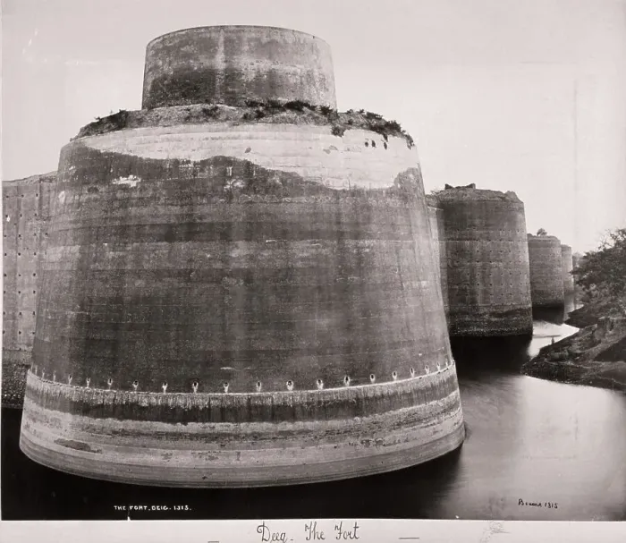 Framed Print : Deeg, The Fort, Late 1860s. Creator: Samuel Bourne Framed Print : Deeg, The Fort, Late 1860s. Creator: Samuel Bourne