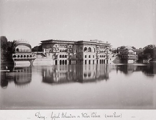 Deeg, Gopal Bhawán or Water Palace, Late 1860s. Creator: Samuel Bourne
