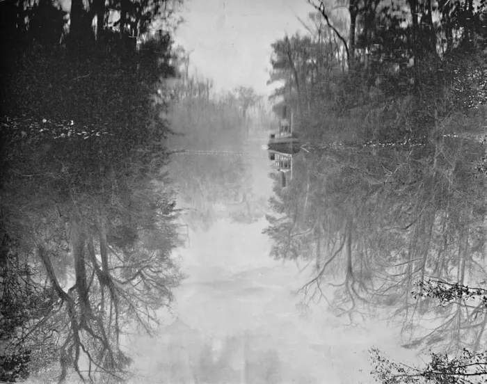 Framed Print : Deep Creek, Florida, c1897. Creator: Unknown Framed Print : Deep Creek, Florida, c1897. Creator: Unknown