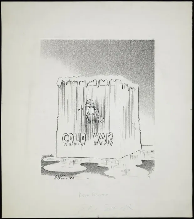 Framed Print : Deep Freeze. Creator: Summers, William H. (1897-1951) Framed Print : Deep Freeze. Creator: Summers, William H. (1897-1951)