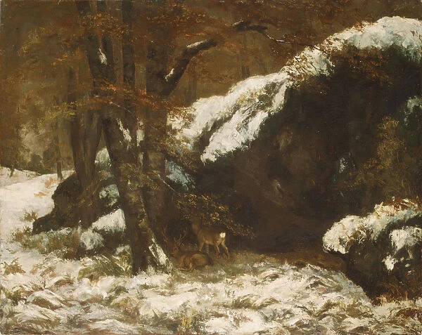 The Deer, ca. 1865. Creator: Gustave Courbet